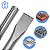 Talhadeira Sds Max 18x400mm Martelo Demolidor Bosch Gsh 11E - Imagem 4