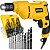Furadeira de Impacto Controle 600w 3000rpm 10mm 110v + kits - Imagem 1