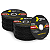 Kit 100 Discos Corte Fino Inox 2 Telas Reforçado 4.1/2 115mm - Imagem 1
