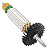 Induzido Rotor Dwe 4020 B2 Tipo 10 220v Para Esmerilhadeira - Imagem 4