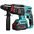 Furadeira Martelete Thaf 21v Com Impacto Baterias 4ah + Kits - Imagem 2