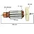 Induzido Para 4100nh2 1450w 4100ns Cc2014 Serra Mármore 220v - Imagem 2