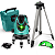 Nivel A Laser 5 Linhas 2 Baterias Verde Esquadro Maleta - Imagem 7