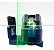 Nível A Laser 2 Linhas Verde Alcance 50m C/ 2 Baterias 360 - Imagem 2
