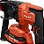 Martelete Rotativo Vermelho 20v Sem Fio Sds Plus 2 Baterias - Imagem 7