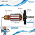 Induzido Rotor Carvão Rolamento Para Martelete Gbh2-24d 220v - Imagem 3