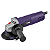 Esmerilhadeira Angular 11000rpm 4pol Roxo 115mm 900w 110v - Imagem 4