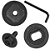 Conjunto de Flange 4100nh 4100h Mcc400 Com Parafuso + Allen - Imagem 1