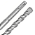 Kit Jogo De Brocas Sds Plus 4 A 10mm X  160mm Com 12 Peças - Imagem 9