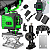 Nível Á Laser 4d Verde 16 Linhas Com 360 Graus + Tripé - Imagem 11
