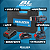 Furadeira e Chave de Impacto a Bateria 20V 2.0AAH 13mm - Imagem 6