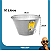 Kit 2 Baldes Metálico Original Vonder Multiuso 10 Litros - Imagem 3
