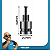 Adaptador Com Pino 1/2 Chave de Impacto Para Mandril 13mm - Imagem 3