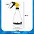 Borrifador Pulverizador Manual 1 Litro Jardim Limpeza - 10un - Imagem 3