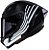 Capacete Nolan X-804 RS Ultra Carbono Asa de Carbono / Branco / Preto - Imagem 1