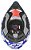 Capacete Bogotto V328 Xadrez Carbon Azul - Imagem 3