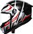Capacete AGV K6-S Karve Preto Mate / Branco / Vermelho - Imagem 4