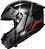 Capacete AGV K6-S Karve Preto Mate / Branco / Vermelho - Imagem 8