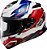 Capacete Shoei NXR 2 Capriccio - Branco/Azul/Vermelho - Imagem 1