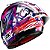 Capacete Shark Aeron GP FIM Zarco Signature Carbon / White / Violet - Imagem 2
