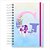 Caderno Alfabeto Floral Azul - Imagem 1