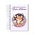 Kit Livro + Caderneta + Porta Documentos Raposinha Lilás Menina - Imagem 3