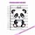 Caderneta de Saúde/Vacinação Panda - Imagem 1