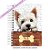 Caderneta Pet Cachorro West Highland White Terrier - Terrier Branco - Imagem 1