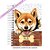 Caderneta Pet Cachorro Shiba Inu - Imagem 1