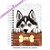 Caderneta Pet Cachorro Husky Siberiano - Imagem 1