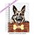 Caderneta Pet Cachorro German Shepherd / Pastor Alemão - Imagem 1