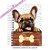 Caderneta Pet Cachorro French Bulldog / Bulldog Francês - Imagem 1