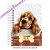 Caderneta Pet Cachorro English Cocker Spaniel - Imagem 1