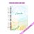 Caderno Personalizado Floral - Imagem 1