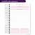 Planner Personalizado Floral Rosa 2025 - Imagem 6