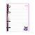 Fichário Personalizado Stitch Rosa Chiclete - Imagem 2