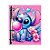 Fichário Personalizado Stitch Rosa Chiclete - Imagem 1
