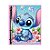 Fichário Personalizado Stitch Floral-Azul - Imagem 1