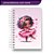 Caderno Universitário Bailarina Com Nome Personalização Gratuita Premium - Imagem 1