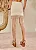 Saia Canelada Boho Chic Com Franjas Longas - Imagem 3