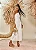 Vestido Midi Fit And Flare Cintura Baixa Em Linho - Imagem 5