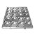 Assadeira Pão De Hambúrguer 58x70 20 Cav 12x2,0cm Alumínio - Imagem 2