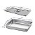 Kit 5 Cubas Gastronômica Gn 1/1 100mm com Tampa Rechaud Buffet Self Service - Imagem 2