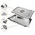 Cuba Gastronomica Inox Gn 1/1 X 65mm Com Tampa - Imagem 3