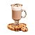 Caneca de Cappuccino Taça de Vidro Real Transparente 240ml - Imagem 3
