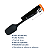Espátula Reta Silicone Cabo Maciço Pão Duro 28cm KeHome - Imagem 6
