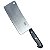 Cutelo de Cozinha Profissional Aço Inox 8" com Cabo Preto - Imagem 1