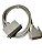 Cabo scsi i macho p/db25m - Imagem 1