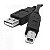 Cabo USB A macho x B macho - Imagem 2