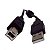 Cabo USB A macho x B macho 2.0 com 1 filtro - Imagem 1